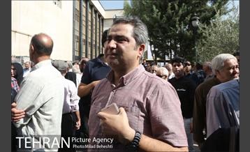 تشییع پیکر زنده‌یاد داوود رشیدی 21