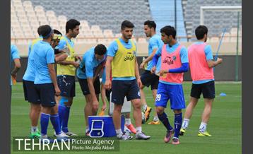 تمرین تیم فوتبال استقلال تهران
