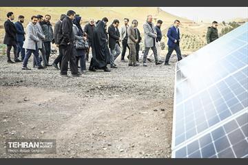 افتتاح نیروگاه خورشیدی 130 کیلو‌واتی  12
