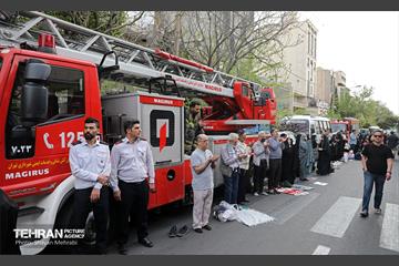 خدمات‌رسانی شهرداری تهران در نماز عید فطر مصلی تهران 22