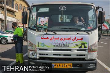 خدمات شهرداری تهران در پایان راهپیمایی ۲۲ بهمن-2 12