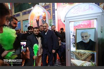 حضور شهردار تهران در گلزار شهدای کرمان 24