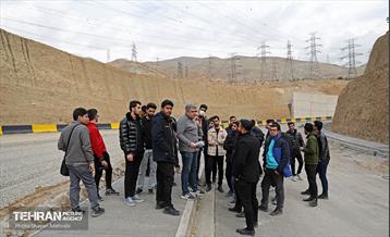 بازدید دانشجویان از پروژه خرازی و تقاطع آبشناسان-جنت آباد  40