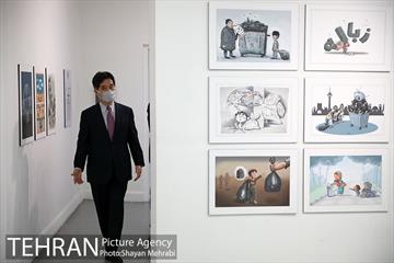 بازدید سفیر ژاپن از نمایشگاه تهران از منظر هنرمندان 12