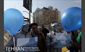 برپایی مراسم روز هوای پاک در میدان ونک 24