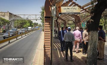 نخستین ایستگاه اتوبوس‌های بی آر تی با معماری ایرانی و اسلامی  14