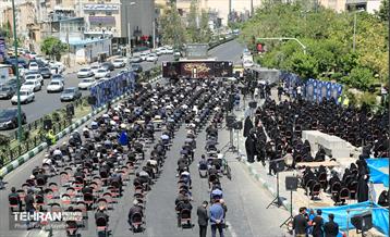 عزاداری شهادت امام صادق (ع) در میدان صادقیه 15