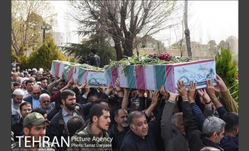 تشییع پیکر مطهر دو شهید گمنام 14