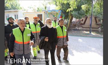 بازدید اعضای شورای اسلامی شهر تهران از خدمات رسانی به زائران اربعین حسینی 5