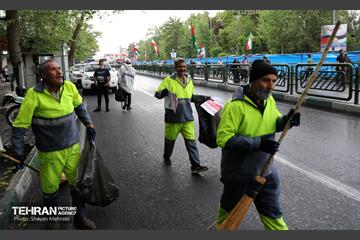 خدمات شهرداری تهران در پایان روز قدس 25