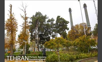 حال و هوای بارانی میدان هفت حوض  11