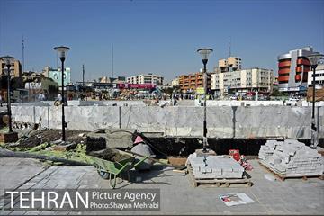 پروژه ساماندهی میدان هفتم تیر در آستانه بهره برداری 12