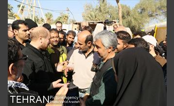 بازدید دکتر قالیباف از موکب جنت الزهرا (س) در کربلا 4
