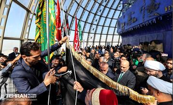 آیین اهتزاز پرچم گنبد ائمه اطهار "گنبد عاشقی" 11