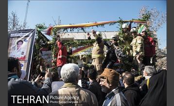 تشییع شهدای آتش نشان با حضور مردم 14