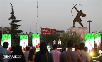 آیین رونمایی از مجسمه آرش کمانگیر 8