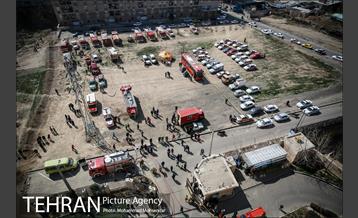 مانور عملیاتی آتشنشانان جنوب تهران 24