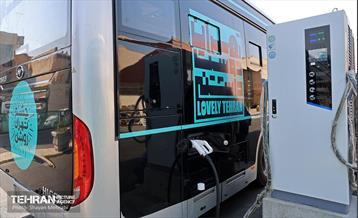 به وقت خدمت؛ ایستگاه شارژ اتوبوس برقی «قورخانه» 57