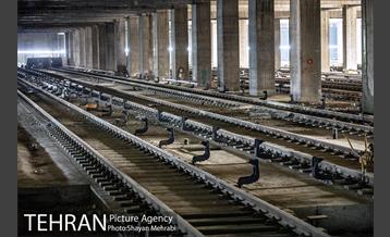 "پایانه اکباتان" اولین و تنها پارکینگ زیرزمینی قطارهای شهری 14