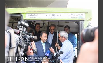 بازدید شهردار تهران از خطوط اتوبوسرانی  32