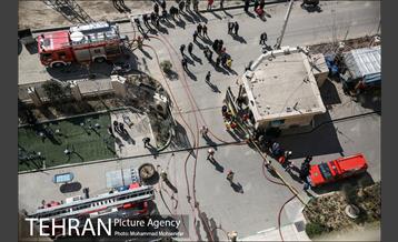 مانور عملیاتی آتشنشانان جنوب تهران 25