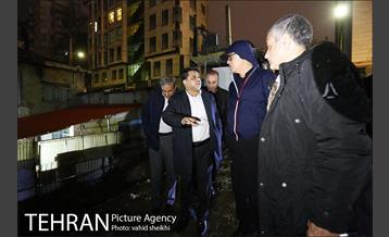 بازدید شبانه مدیران شهری از رود دره ها، مسیل ها و پروژه زیرگذر گیشا 6