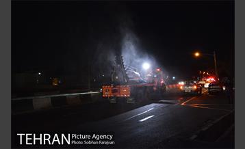 ضدعفونی معابر توسط سازمان آتش نشانی  8