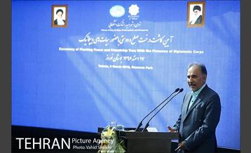 آیین کاشت درخت صلح و دوستی 26