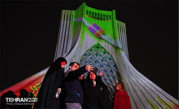 نور افشانی در شب سالگرد پیروزی انقلاب اسلامی - 2 26