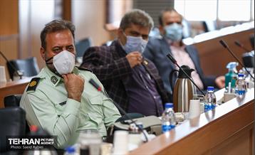 جلسه کارگروه ستاد مقابله با کرونای شهرداری تهران 12