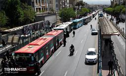 خدمات‌رسانی ناوگان اتوبوسرانی در مراسم تشییع آقای شهید ایران 9