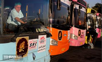 آیین بدرقه کاروان اعزامی اتوبوس های خادم الحسین (ع) 21