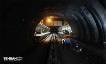 تست گرم بخش شمالی خط ۶ مترو تهران 33