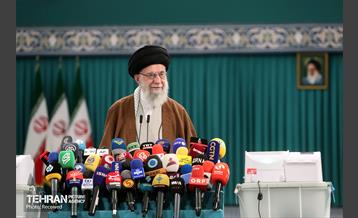 حضور رهبر انقلاب در دور دوم انتخابات مجلس شورای اسلامی 14