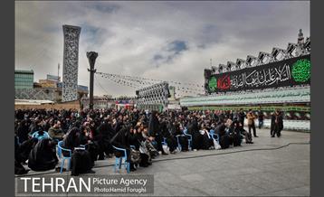 آیین سنتی سمنو پزان در میدان امام حسین (ع) 1