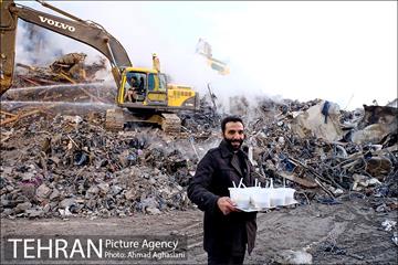 چهارمین روز آواربرداری ساختمان پلاسکو 4