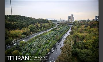 بارش باران پاییزی در تهران 22