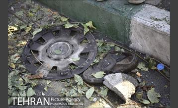 سقوط جرثقیل در بزرگراه شهید محلاتی 15