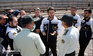 بازدید مدیرعامل شرکت بهره‌برداری متروی تهران از خدمت رسانی در روز اربعین