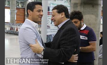 استقبال از علی رضا فغانی داور مسابقات جام کنفدراسیون ها