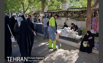 خدمت رسانی شهرداری تهران در شهر کربلا 3