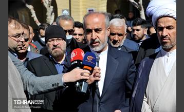 خاکسپاری سفیر سابق فلسطین در بهشت زهرا 11