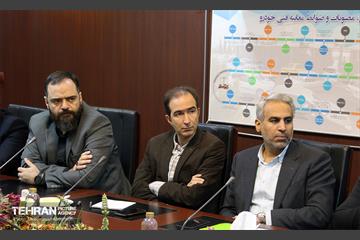 نشست هم‌اندیشی مدیر اداره‌کل سرمایه‌انسانی از ستاد مرکزی معاینه فنی 8