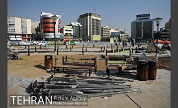 پروژه ساماندهی میدان هفتم تیر در آستانه بهره برداری 26