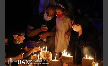 مراسم شام غریبان در میدان امام حسین(ع) 9