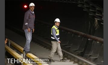 بازدید مدیرعامل متروی تهران از بخش میانی خط 7 مترو 17
