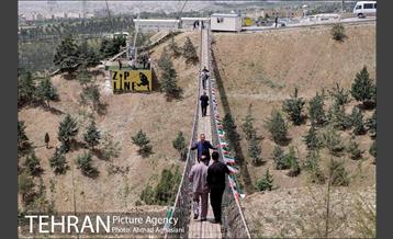 افتتاح زیپ لاین و پل معلق برج میلاد 20