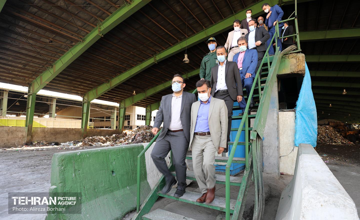 بازدید رئیس سازمان حفاظت محیط زیست کشور از مجتمع مدیریت زباله آرادکوه 4