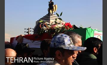 مراسم تشییع شهدای حادثه سقوط هواپیما  33