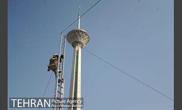 بازدید دکتر نجفی از مانور نیروهای آتش نشانی 26